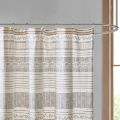 72"x72" Striped Cody Cotton Shower Curtain With Tassel - Ink+Ivy -Bathroom Accessories Store GUEST 36cbff76 1dbe 437b b10c e24cdf68d6c9