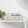 Checkerboard Towel Gray/White - Threshold™ -Bathroom Accessories Store GUEST 38eb53b3 0aa6 4d0a 90f5 93f688be7a7d