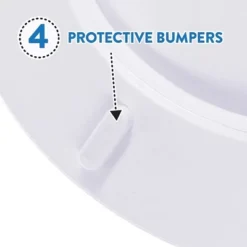 J&V Textiles Embroidered Soft Round Toilet Seat With Easy Clean & Change Hinge, Padded -Bathroom Accessories Store GUEST 3a102c1b c900 446c b14d f2c32c9afe1f