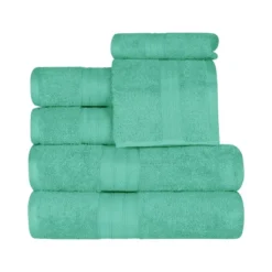 Classic Plush Absorbent 6-Piece Towel Set By Blue Nile Mills -Bathroom Accessories Store GUEST 3ab6c883 8e87 4315 88f3 c491d72f6127