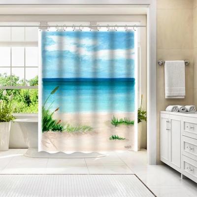 Americanflat 71" X 74" Shower Curtain By Michelle Mospens 3 Americanflat 71" X 74" Shower Curtain By Michelle Mospens