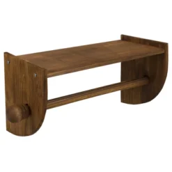 Home Basics Quick Install Rustic Pine Wood Wall Mounted Paper Towel Holder With Flat Top, Brown 12 Home Basics Quick Install Rustic Pine Wood Wall Mounted Paper Towel Holder With Flat Top, Brown -Bathroom Accessories Store GUEST 3be9b9dd ef74 4957 a087 363779657447