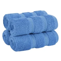 American Soft Linen 4 Pack Washcloth Set, 100% Cotton Washcloth Hand Face Towels For Bathroom And Kitchen -Bathroom Accessories Store GUEST 3e29a691 fad0 4df7 9e73 8aca661d47cd