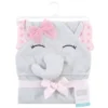 Hudson Baby Infant Girl Cotton Rich Animal Face Hooded Towel, Pink Dots Pretty Elephant, One Size -Bathroom Accessories Store GUEST 3e623c1c c00f 4584 ae5b 62fcbc07017e