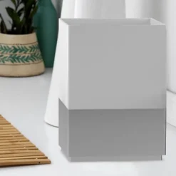 Pure Ceramic Bathroom Wastebasket - Nu Steel -Bathroom Accessories Store GUEST 3fb83497 7a42 4409 a49a f630773a7cc3