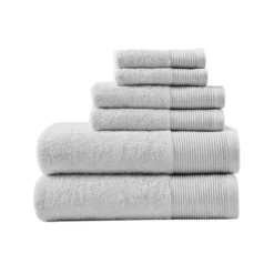 6pc Antimicrobial Nuage Cotton Tencel Blend Towel Set - Beautyrest