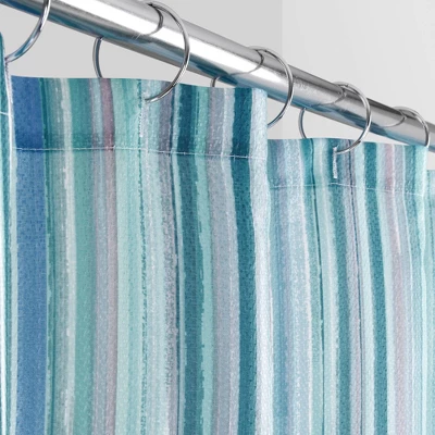 Avenue Shower Curtain Teal - Allure Home Creations 6 Avenue Shower Curtain Teal - Allure Home Creations - Image 4