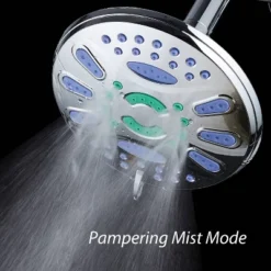 7" Six Setting Elite High Pressure Ultra Luxury Rainfall Shower Head Chrome - AquaDance -Bathroom Accessories Store GUEST 431d6848 9c33 4947 93bf f133affdc37b