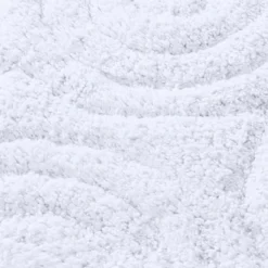 Knightsbridge Beautiful Circle Design Premium Quality Year Round Cotton With Non-Skid Back Bath Rug White 8 Knightsbridge Beautiful Circle Design Premium Quality Year Round Cotton With Non-Skid Back Bath Rug White -Bathroom Accessories Store GUEST 43a48bf6 4a1d 42b9 9c99 409924b13e5e