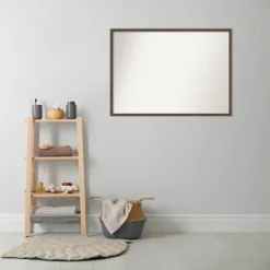 39" X 28" Non-Beveled Hardwood Wedge Wood Bathroom Wall Mirror Mocha Brown - Amanti Art 14 39" X 28" Non-Beveled Hardwood Wedge Wood Bathroom Wall Mirror Mocha Brown - Amanti Art -Bathroom Accessories Store GUEST 447ee3d8 5c6f 40d2 a1da 58e8793b7b08