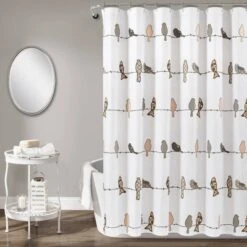 Rowley Birds Shower Curtain - Lush Décor 17 Rowley Birds Shower Curtain - Lush Décor -Bathroom Accessories Store GUEST 4482963d e71e 472d b9bf 5ea83cd2caaf