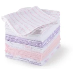 The Peanutshell Pink Unicorn Rainbow 3pk Hooded Baby Bath Towel And 20pk Washcloth Set For Girls , 23-Pieces -Bathroom Accessories Store GUEST 45f32e57 1e04 4ab7 b685 7f72660bb87b