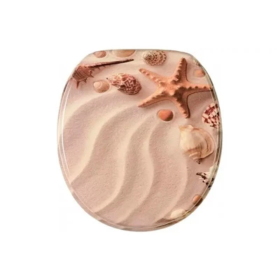 Sanilo Round Molded Wood Toilet Seat With No Slam, Slow, Soft Close Lid, Stainless Steel Hinges, Unique Fun Decorative Design, Vintage Wood Grain 15 Sanilo Round Molded Wood Toilet Seat With No Slam, Slow, Soft Close Lid, Stainless Steel Hinges, Unique Fun Decorative Design, Vintage Wood Grain - Image 13