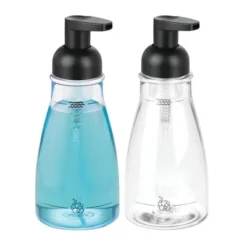 MDesign Round Refillable Foaming Hand Soap Dispenser Pump, 2 Pack -Bathroom Accessories Store GUEST 46feeee6 477e 45e0 a8a4 f73fd6747782