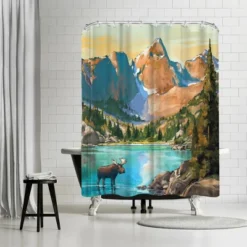 Americanflat 71" X 74" Shower Curtain Style 3 By Anderson Design Group -Bathroom Accessories Store GUEST 4818b8bb 8a41 414f a766 e8657ef2bf32