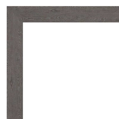 42" X 30" Non-Beveled Rustic Plank Gray Bathroom Wall Mirror - Amanti Art 4 42" X 30" Non-Beveled Rustic Plank Gray Bathroom Wall Mirror - Amanti Art - Image 2