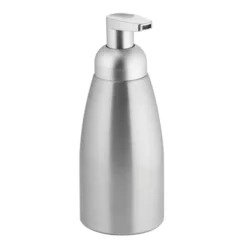 MDesign Aluminum Foaming Soap Dispenser Pump Bottle, 2 Pack - Brushed/Silver -Bathroom Accessories Store GUEST 4e0eebc9 8cfa 4d0f b672 ba17d2c6d387