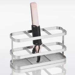 MDesign Steel Bath Countertop/Vanity Hair Care Storage Organizer Basket -Bathroom Accessories Store GUEST 4eaae7a6 de9e 4cb5 ac50 0b49637828bb