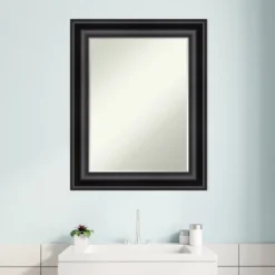 Amanti Art Grand Black Petite Bevel Bathroom Wall Mirror 29.75 X 23.75 In. 13 Amanti Art Grand Black Petite Bevel Bathroom Wall Mirror 29.75 X 23.75 In. -Bathroom Accessories Store GUEST 55ea8d63 5359 4158 8ca0 9cccd6bce96d