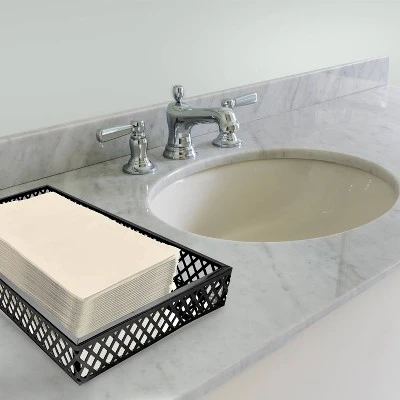 Mesh Guest Towel Tray Black - Popular Bath Popular Home 5 Mesh Guest Towel Tray Black - Popular Bath Popular Home - Image 3