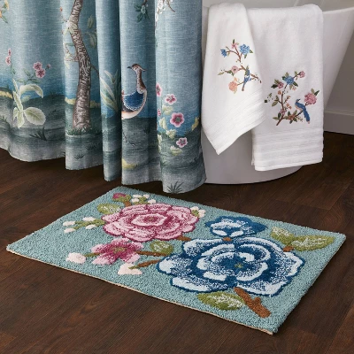 Vern Yip Spring Blooms Bath Towel White - SKL Home 6 Vern Yip Spring Blooms Bath Towel White - SKL Home - Image 4