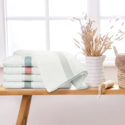 Sussexhome Hotel-Quality Bordered Ultra-Absorbent 100% Natural Cotton Bath Sheet Towel For Bathroom - 35 X 67 Inches -Bathroom Accessories Store GUEST 57a8b6ab c742 4bad ad88 eb35487aa698