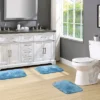 3pc Traditional Nylon Washable Bathroom Rug Set Basin Blue - Garland Rug 1 3pc Traditional Nylon Washable Bathroom Rug Set Basin Blue - Garland Rug -Bathroom Accessories Store GUEST 5802522d a48b 44f6 8b34 1f450d17be8d