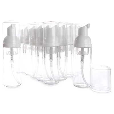 Bright Creations 24 Pack Clear Plastic Foam Soap Dispenser Bottle (50 Ml) 9 Bright Creations 24 Pack Clear Plastic Foam Soap Dispenser Bottle (50 Ml) - Image 7