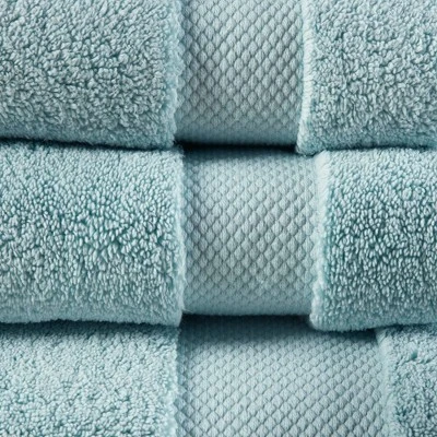 6pc Splendor Cotton Bath Towel Set - Madison Park 4 6pc Splendor Cotton Bath Towel Set - Madison Park - Image 2