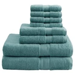 8pc Cotton Bath Towel Set -Bathroom Accessories Store GUEST 5b4e3850 c187 47dc 968b 8df91c3252bd