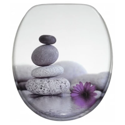 Sanilo Round Molded Wood Toilet Seat With No Slam, Slow, Soft Close Lid, Stainless Steel Hinges, Unique Fun Decorative Design, Vintage Wood Grain 9 Sanilo Round Molded Wood Toilet Seat With No Slam, Slow, Soft Close Lid, Stainless Steel Hinges, Unique Fun Decorative Design, Vintage Wood Grain - Image 7