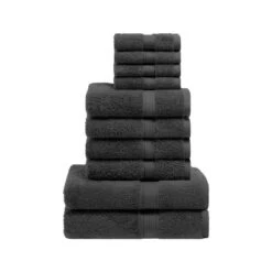 Premium Cotton 800 GSM Heavyweight Plush Luxury 10 Piece Bathroom Towel Set By Blue Nile Mills -Bathroom Accessories Store GUEST 5cfb8b86 32ea 4a64 be33 8aa59a0d227d