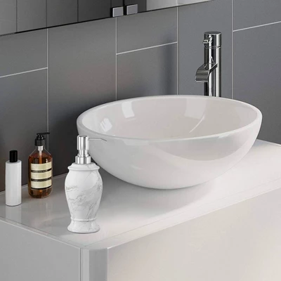 Compton Liquid Soap Dispenser - Nu Steel 6 Compton Liquid Soap Dispenser - Nu Steel - Image 4