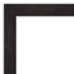 34" X 28" Non-Beveled Bathroom Wall Mirror Espresso Brown - Amanti Art -Bathroom Accessories Store GUEST 5d7a968a 117c 464a 8300 3fe8342562d7