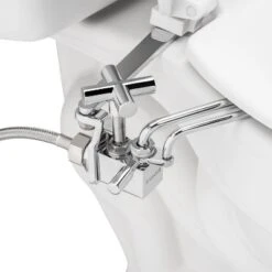 Side-Mounted All Metal Attachable Bidet With Adjustable Spray Wand Ambient Temperature - Brondell -Bathroom Accessories Store GUEST 609eff19 7f20 49ed aeaa 9ea611a4f947