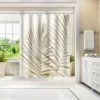 Americanflat 71" X 74" Shower Curtain Neutral Styles By Modern Tropical -Bathroom Accessories Store GUEST 618556da a1a0 497d af0b d7fe1f50378d