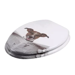 Sanilo 128 Elongated Molded Wood Adjustable Toilet Seat With No Slam, Soft-Close Lid, Stainless Steel Hinge, And Unique Design, Vintage Wood -Bathroom Accessories Store GUEST 62223566 6c6d 4c30 b308 138041c63428