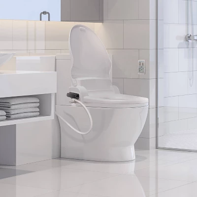 SB-1000WE Electric Bidet Toilet Seat For Elongated Toilets White - SmartBidet 4 SB-1000WE Electric Bidet Toilet Seat For Elongated Toilets White - SmartBidet - Image 2