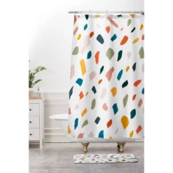 83 Oranges Terrazzo Love Shower Curtain - Deny Designs 7 83 Oranges Terrazzo Love Shower Curtain - Deny Designs -Bathroom Accessories Store GUEST 63085952 6c77 4c56 b0c8 e0ea3b09dee3