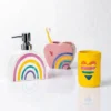 3pc Rainbow Hearts Bathroom Accessories Set - Allure Home Creations -Bathroom Accessories Store GUEST 646a858f 2d39 428d 8736 09a7ff1a6f50