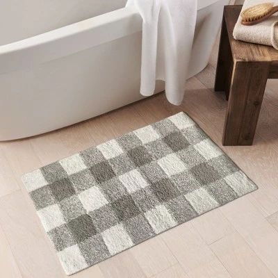 Farmhouse Living Buffalo Check Bath Rug - 20"x30" - Elrene Home Fashions 3 Farmhouse Living Buffalo Check Bath Rug - 20"x30" - Elrene Home Fashions
