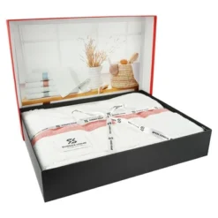 Sussexhome Hotel-Quality Bordered Ultra-Absorbent 100% Natural Cotton Bath Sheet Towel For Bathroom - 35 X 67 Inches -Bathroom Accessories Store GUEST 650c55d9 3305 45d3 8b3f 77246bea0166