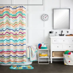 Making Waves Shower Curtain - SKL Home -Bathroom Accessories Store GUEST 695f0d43 6e95 45b4 9349 7beb6be16ddb