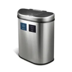 Nine Stars 18.5gal Motion Sensor D-Shape Stainless Steel Recycling Trash Can -Bathroom Accessories Store GUEST 6cdf9cbb b3a8 4575 9df1 2273159e3fad