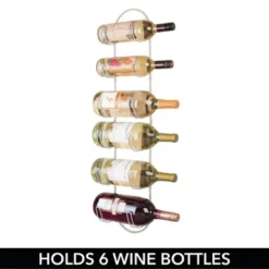 MDesign Metal Wall Mount Bath Towel Storage Organizer Rack, 6 Shelves -Bathroom Accessories Store GUEST 6d0b3cc3 76b7 4369 9e84 6cba2af1e3bd