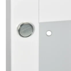 Kleankin Recessed Medicine Cabinet With Mirror, Bathroom Mirror Cabinet Wall Mounted With Single Door And Storage Shelves, White -Bathroom Accessories Store GUEST 6f1e60a1 a4e5 4550 b109 e015c236ef64