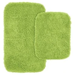 2pc Jazz Shaggy Washable Nylon Bath Rug Set - Garland -Bathroom Accessories Store GUEST 70a7db9f 1029 4ac1 9aca 1d41b8eb74b2