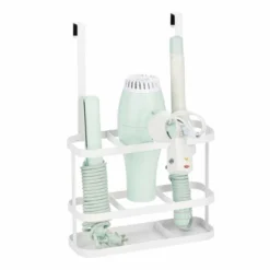 MDesign Steel Bath Over Cabinet Door Hair Tool Storage Organizer Basket -Bathroom Accessories Store GUEST 721dd99c b59c 4b19 8080 c11473b4b94f