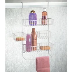 MDesign X-Wide Metal Over Door Bathroom Tub/Shower Caddy Organizer -Bathroom Accessories Store GUEST 72d09331 3455 4376 bfca 750496a5a391