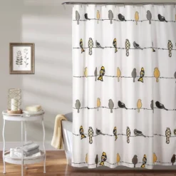 Rowley Birds Shower Curtain - Lush Décor 14 Rowley Birds Shower Curtain - Lush Décor -Bathroom Accessories Store GUEST 738b20ee 0905 43dd a485 44cf3cfe3a35